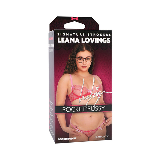 DOC JOHNSON - SIGNATURE STROKERS LEANA LOVINGS ULTRASKYN POCKET PUSSY VANILLA