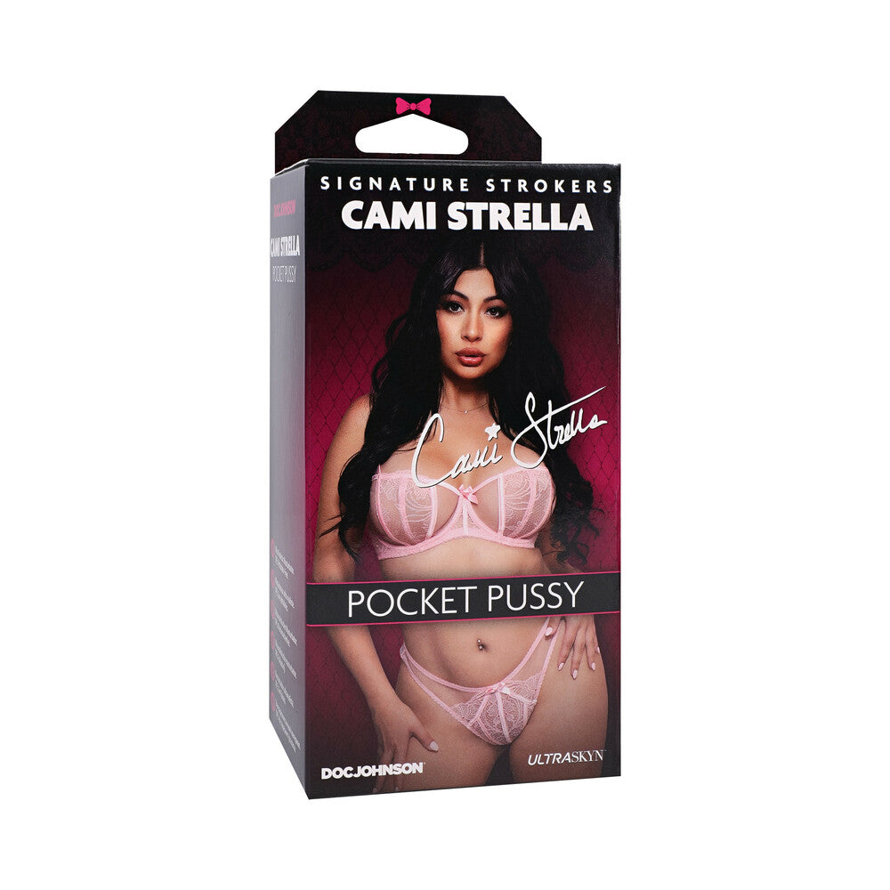 DOC JOHNSON - SIGNATURE STROKERS CAMI STRELLA ULTRASKYN POCKET PUSSY VANILLA