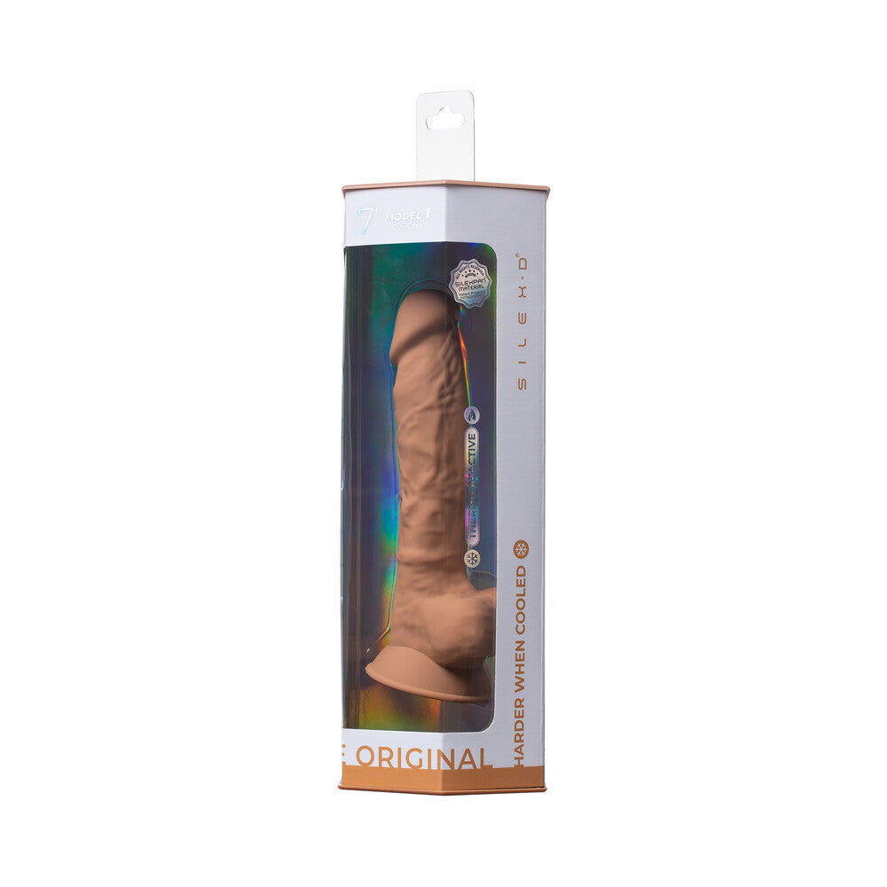 SILEX-D THE ORIGINAL MODEL 1 DILDO 7 IN. CARAMEL