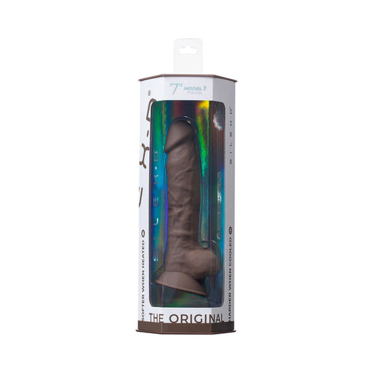 SILEX-D THE ORIGINAL MODEL 1 DILDO 7 IN. CHOCOLATE