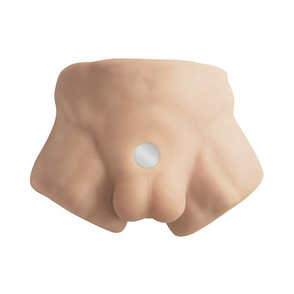 DOC JOHNSON - SILEX-D APOLLO S TORSO WITH 7 IN. LIQUID SILICONE MODEL 2 DILDO VANILLA
