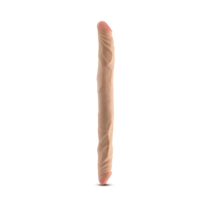 DR. SKIN PLUS 14 IN. POSABLE DOUBLE DONG BEIGE