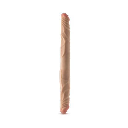 DR. SKIN PLUS 14 IN. POSABLE DOUBLE DONG BEIGE