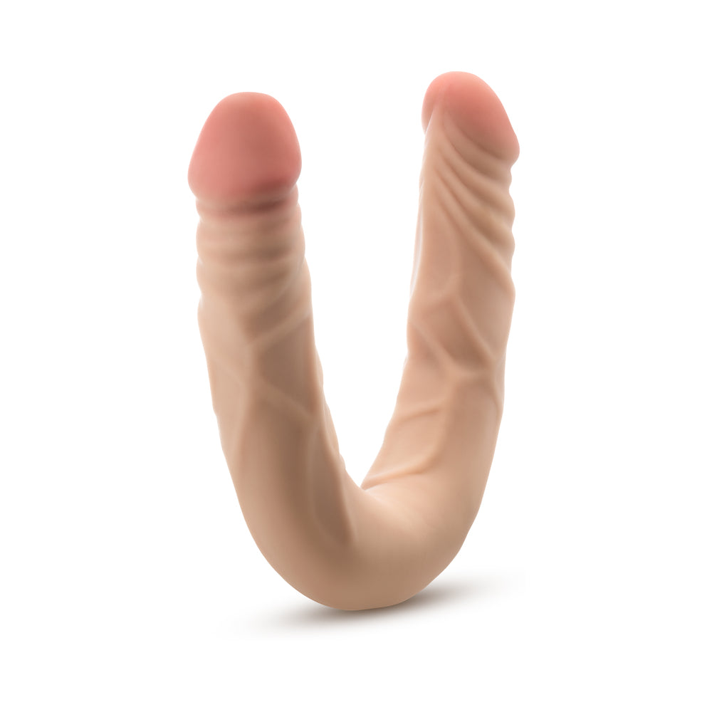 DR. SKIN PLUS 14 IN. POSABLE DOUBLE DONG BEIGE