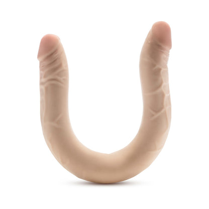 DR. SKIN PLUS 16.5 IN. POSABLE DOUBLE DONG BEIGE