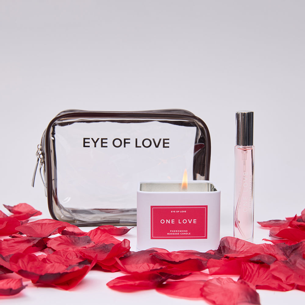 EYE OF LOVE LOVE IN TRANSIT ONE LOVE ATTRACT HIM PHEROMONE GIFT SET