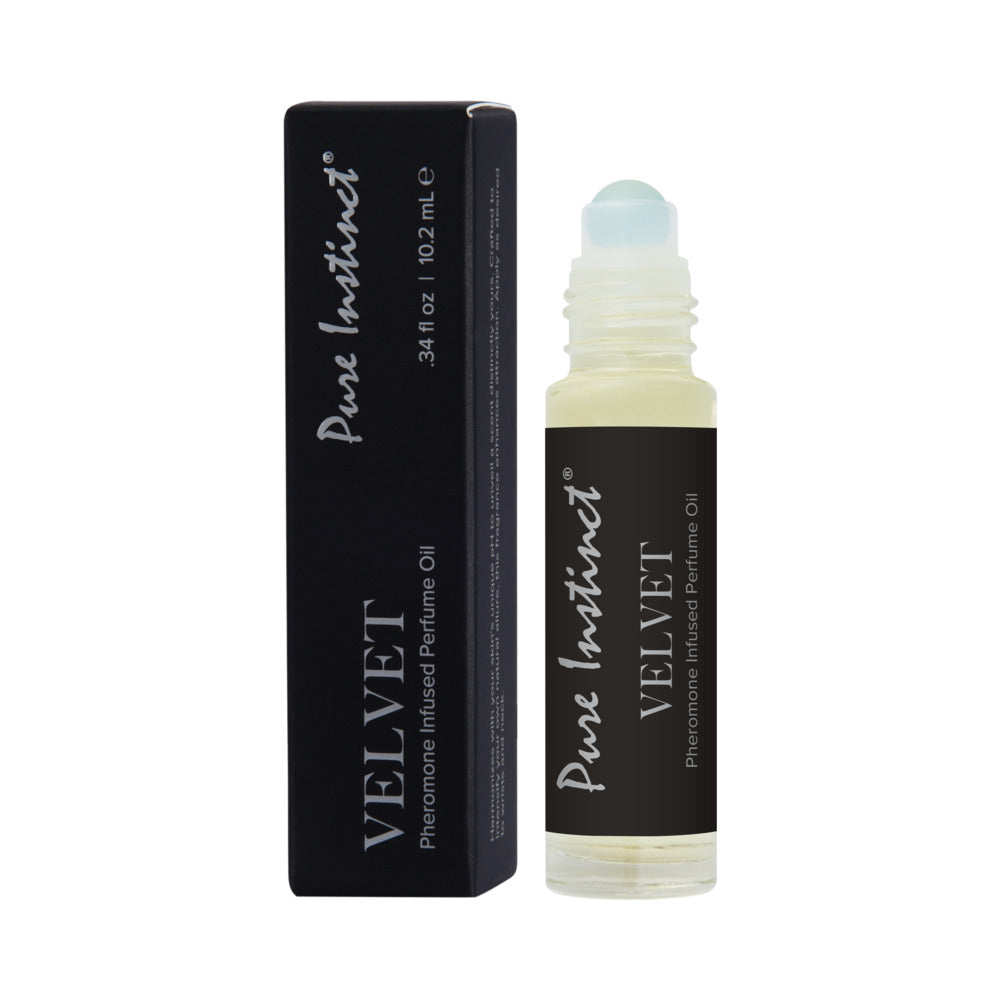 CLASSIC BRANDS - HUILE DE PARFUM AUX PHEROMONES PURE INSTINCT VELVET ROLL-ON 10 ML