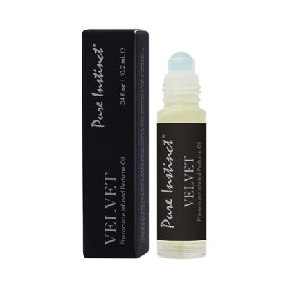 CLASSIC BRANDS - HUILE DE PARFUM AUX PHEROMONES PURE INSTINCT VELVET ROLL-ON 10 ML