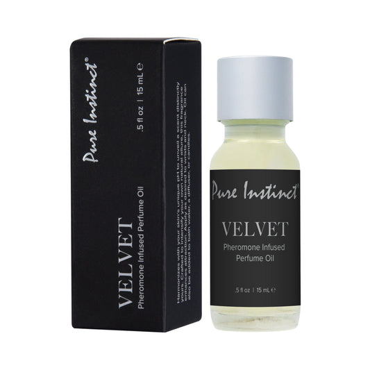 PURE INSTINCT PHEROMONE PERFUME OIL VELVET DROPPER 0.5 OZ.
