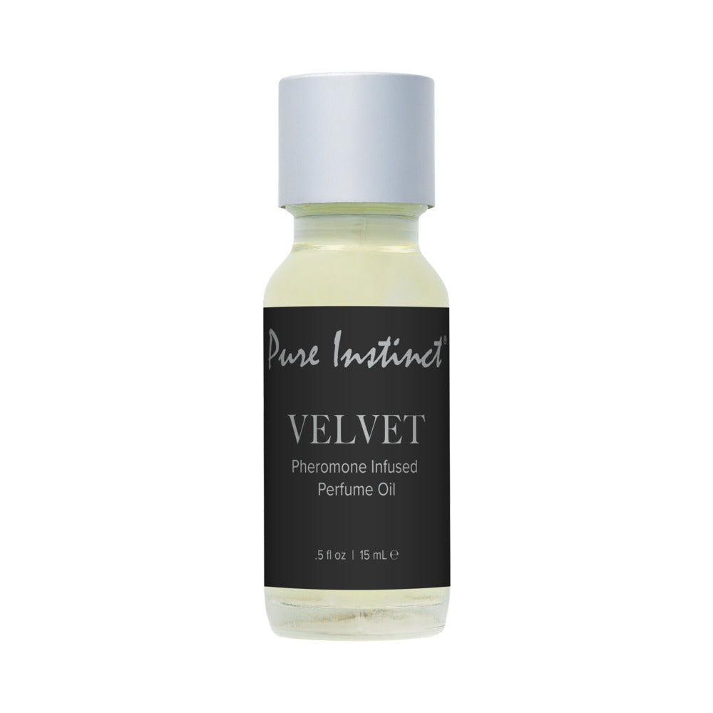 PURE INSTINCT PHEROMONE PERFUME OIL VELVET DROPPER 0.5 OZ.