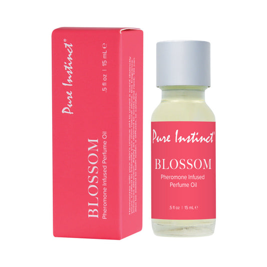 CLASSIC BRANDS - ACEITE PERFUMADO CON FEROMONAS PURE INSTINCT BLOSSOM CON GOTERO 0.5 OZ.