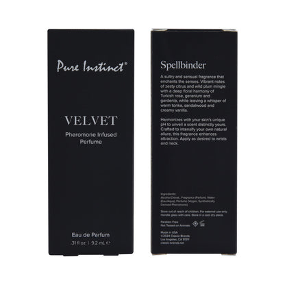 PURE INSTINCT PHEROMONE PERFUME SPRAY VELVET 0.31 OZ.