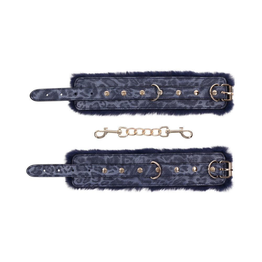 SPORTSHEETS SEX & MISCHIEF COUGAR FUR HANDCUFFS