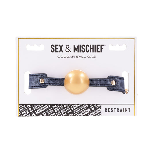SPORTSHEETS SEX & MISCHIEF COUGAR BALL GAG