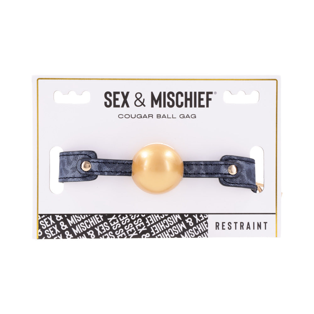 SPORTSHEETS SEX & MISCHIEF COUGAR BALL GAG