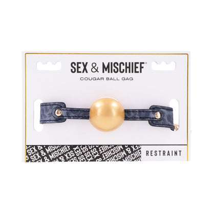 SPORTSHEETS SEX & MISCHIEF COUGAR BALL GAG