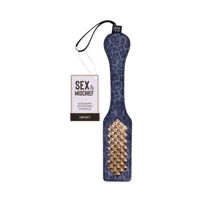 SPORTSHEETS - SEX & MISCHIEF COUGAR STUDDED PADDLE