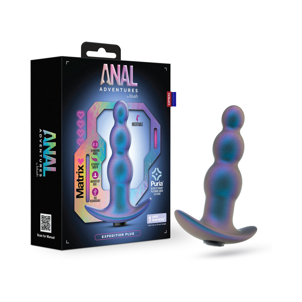 BLUSH - ANAL ADVENTURES MATRIX EXPEDITION PLUG LUNAR BLUE