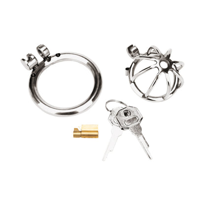 BLUE LINE LITTLE COCK CHASTITY CAGE