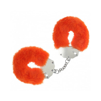 OUCH! HEAVY-DUTY FLUFFY HANDCUFFS ORANGE