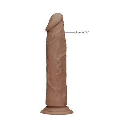 REALROCK REALISTIC DILDO 10 IN. TAN