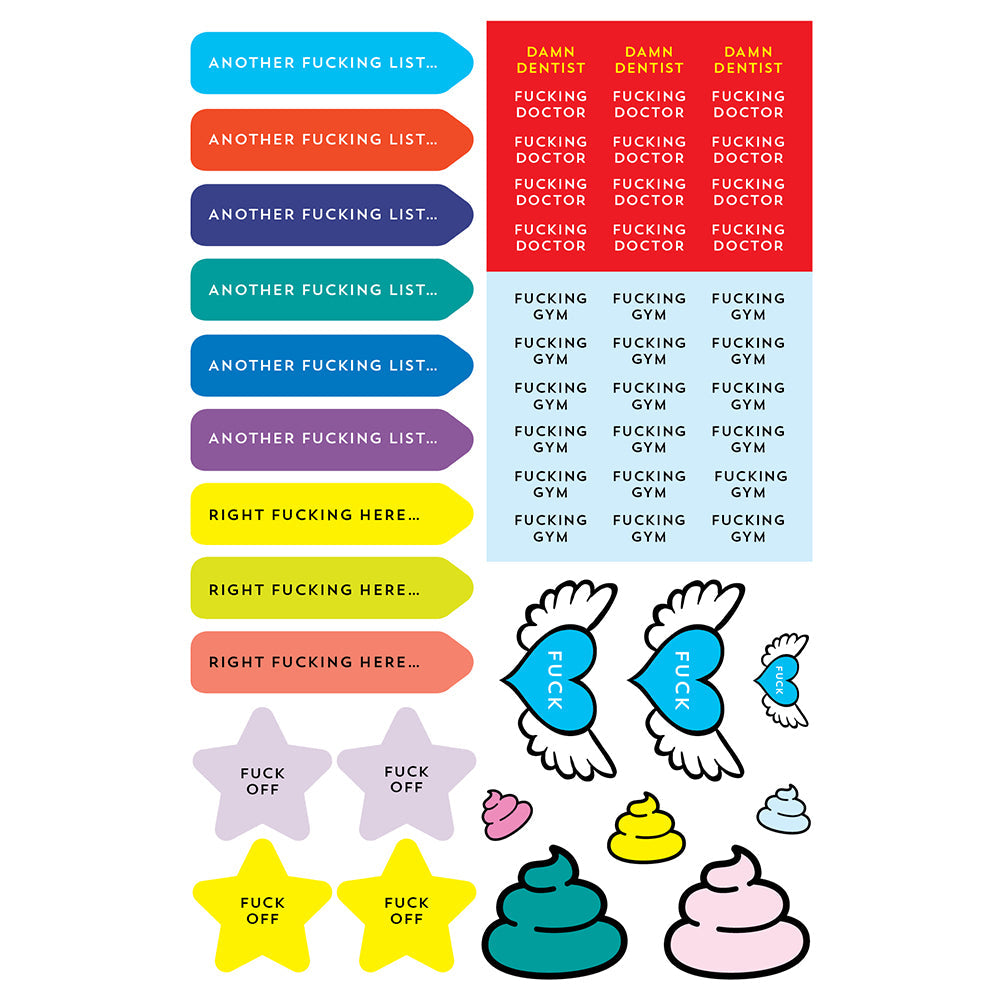FUCKING PLANNER STICKERS