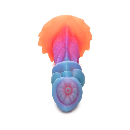 CREATURE COCKS AQUA-COCK GLOW-IN-THE-DARK SILICONE DILDO