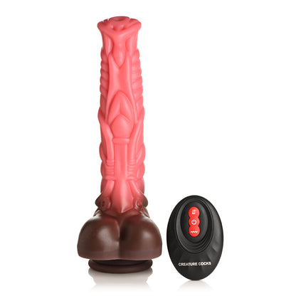 CREATURE COCKS CENTAUR THRUSTING & VIBRATING SILICONE DILDO WITH REMOTE CONTROL