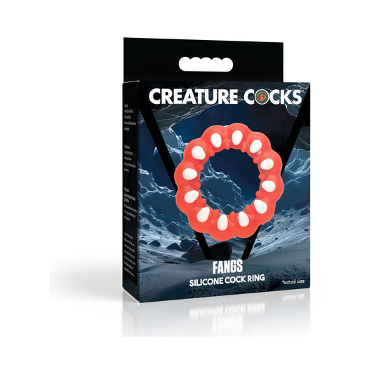 CREATURE COCKS FANGS SILICONE COCK RING