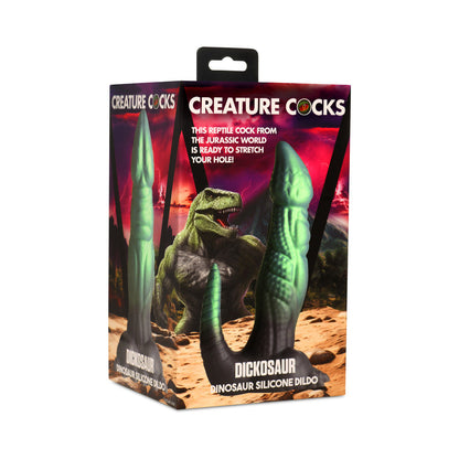 XR BRANDS - CREATURE COCKS DICKOSAUR DINOSAUR SILICONE DILDO