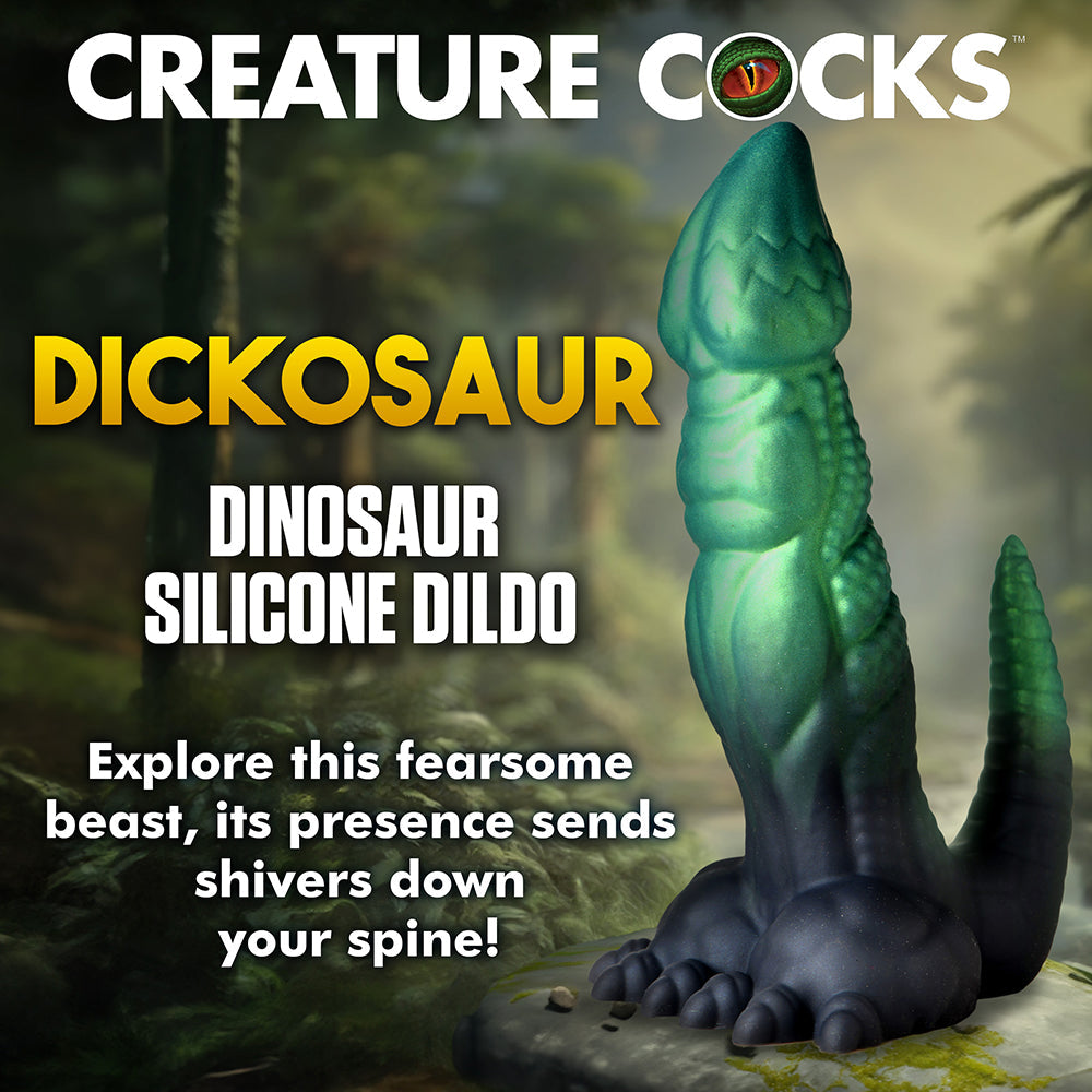 CREATURE COCKS DICKOSAUR DINOSAUR SILICONE DILDO
