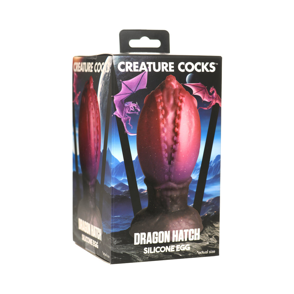 XR BRANDS - CREATURE COCKS DRAGON HATCH SILICONE EGG LARGE