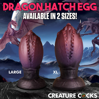 CREATURE COCKS DRAGON HATCH SILICONE EGG LARGE