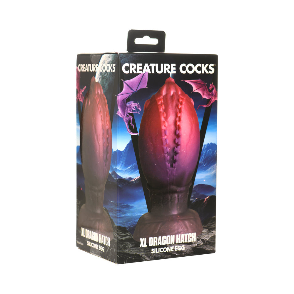 XR BRANDS - CREATURE COCKS DRAGON HATCH SILICONE EGG X-LARGE