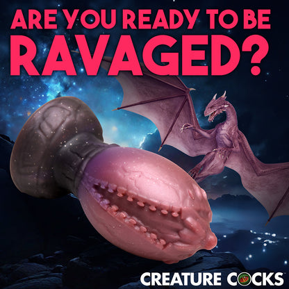 CREATURE COCKS DRAGON HATCH SILICONE EGG X-LARGE