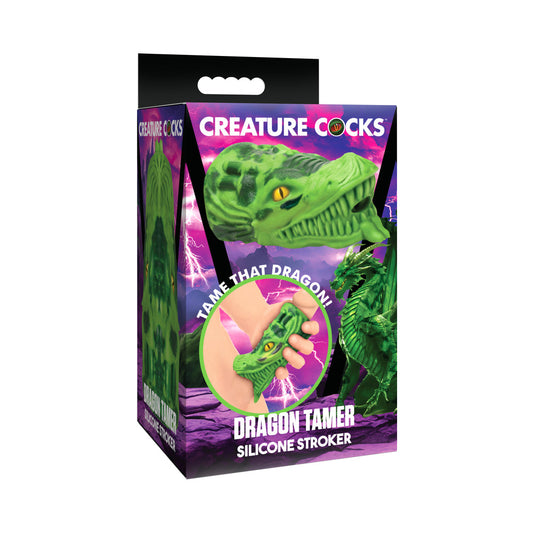 XR BRANDS - CREATURE COCKS DRAGON TAMER SILICONE STROKER