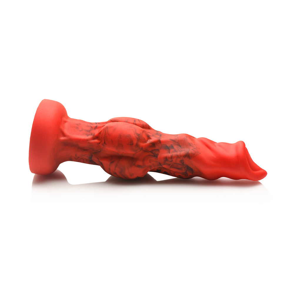 CREATURE COCKS FIRE HOUND SILICONE DILDO S