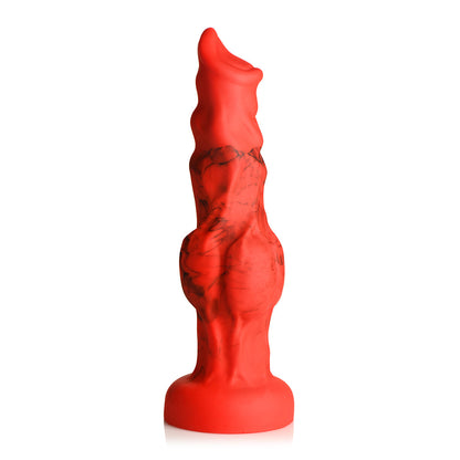 CREATURE COCKS FIRE HOUND SILICONE DILDO M