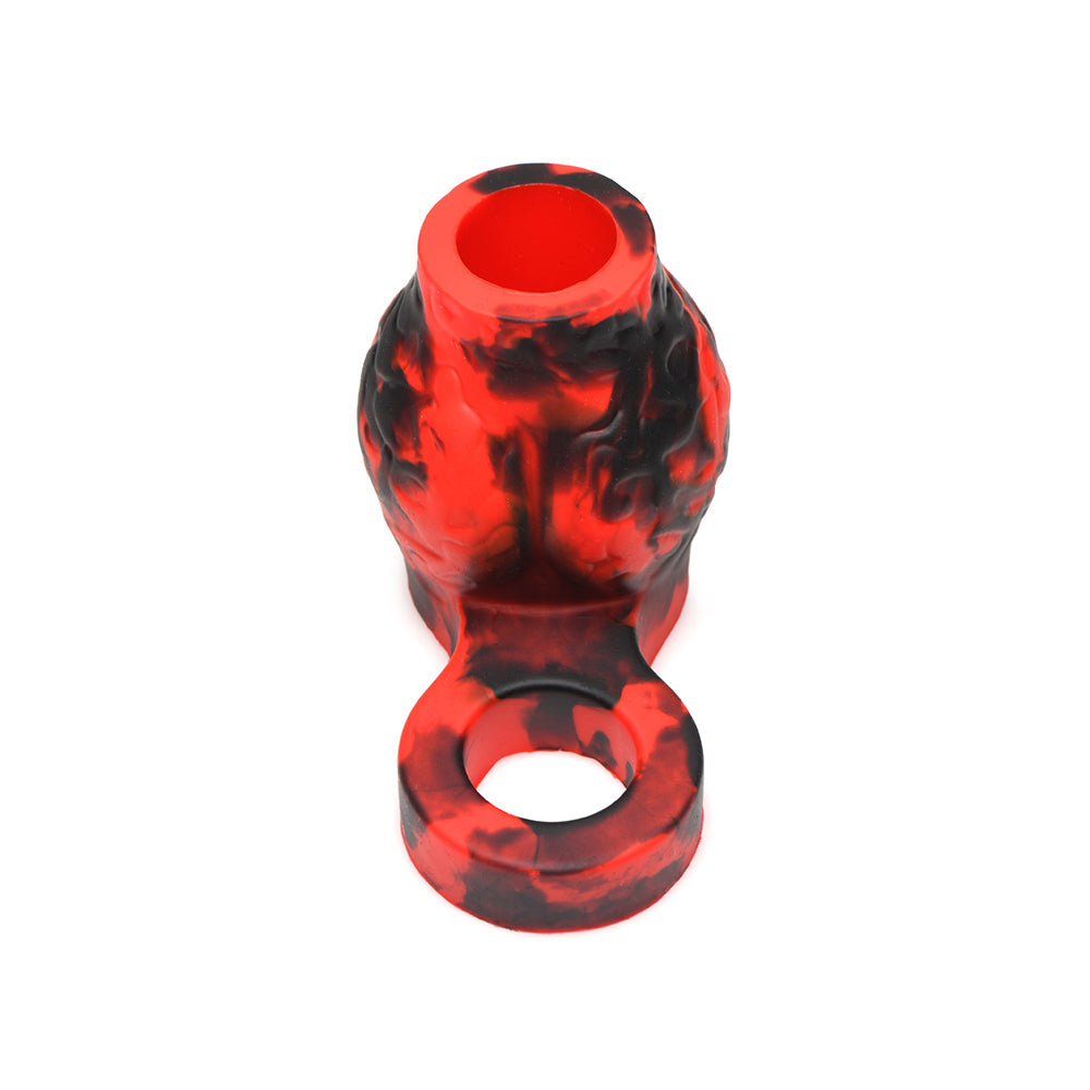 CREATURE COCKS HELL HOUND SILICONE GIRTH ENHANCER WITH BALL STRAP M