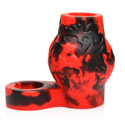 CREATURE COCKS HELL HOUND SILICONE GIRTH ENHANCER WITH BALL STRAP L