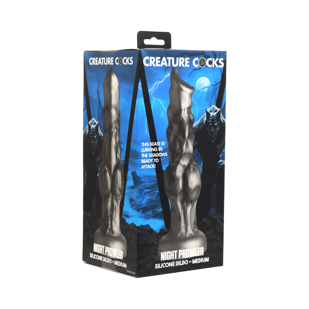 XR BRANDS - CREATURE COCKS NIGHT PROWLER SILICONE DILDO