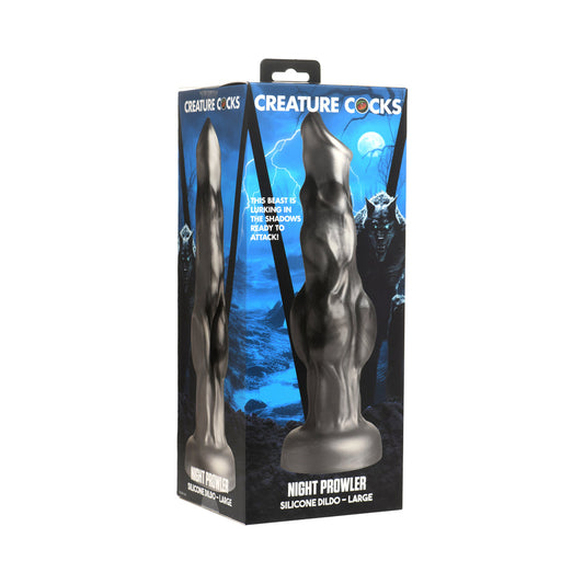 CREATURE COCKS NIGHT PROWLER SILICONE DILDO L