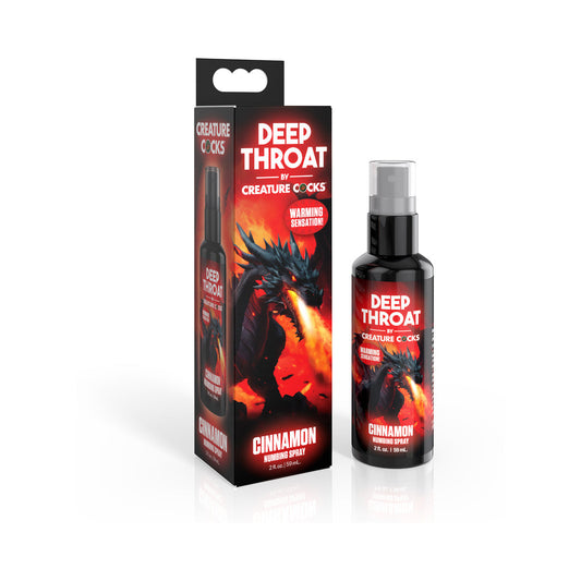 XR BRANDS - CREATURE COCKS THROAT NUMBING SPRAY CINNAMON 1 OZ.