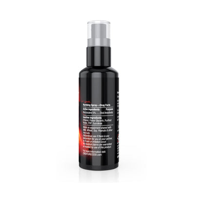 MARCAS XR - PULVERIZADOR ADORMECEDOR DE GARGANTA CON SABOR A CANELA PARA PENE DE CRIATURA, 1 OZ.