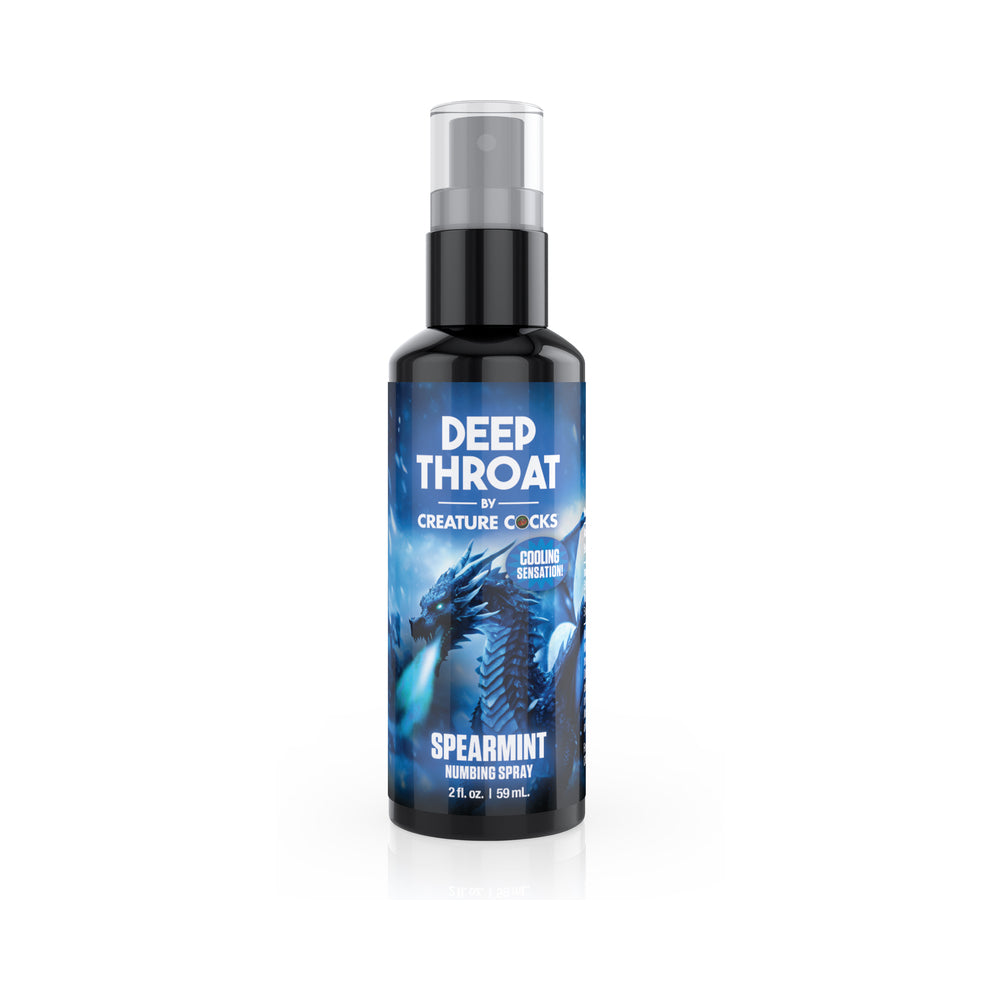 XR BRANDS - SPRAY DE HORMIGUEO PARA GARGANTA CREATURE COCKS MENTA VERDE 1 OZ.