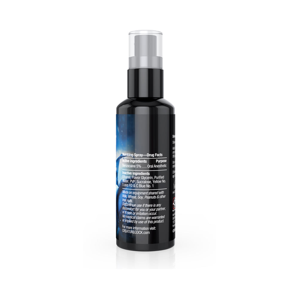 CREATURE COCKS THROAT NUMBING SPRAY SPEARMINT 1 OZ.