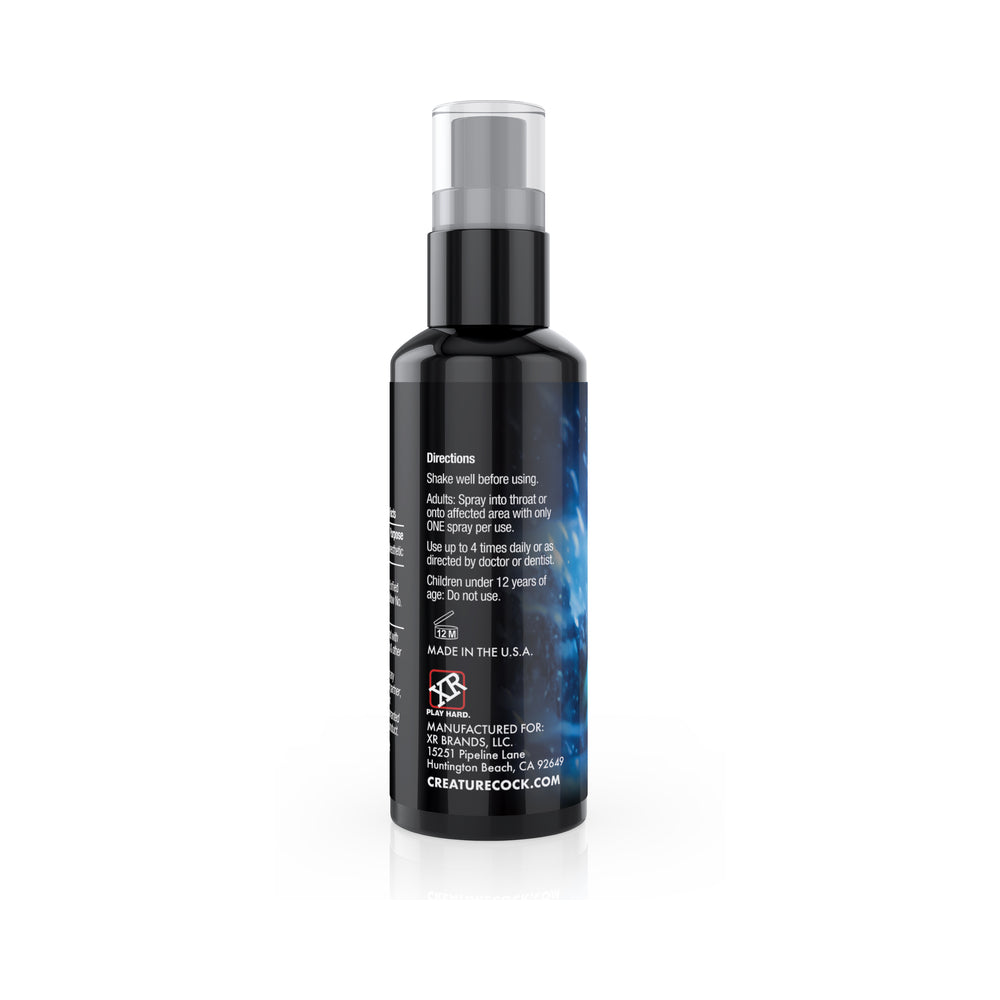 XR BRANDS - SPRAY DE HORMIGUEO PARA GARGANTA CREATURE COCKS MENTA VERDE 1 OZ.