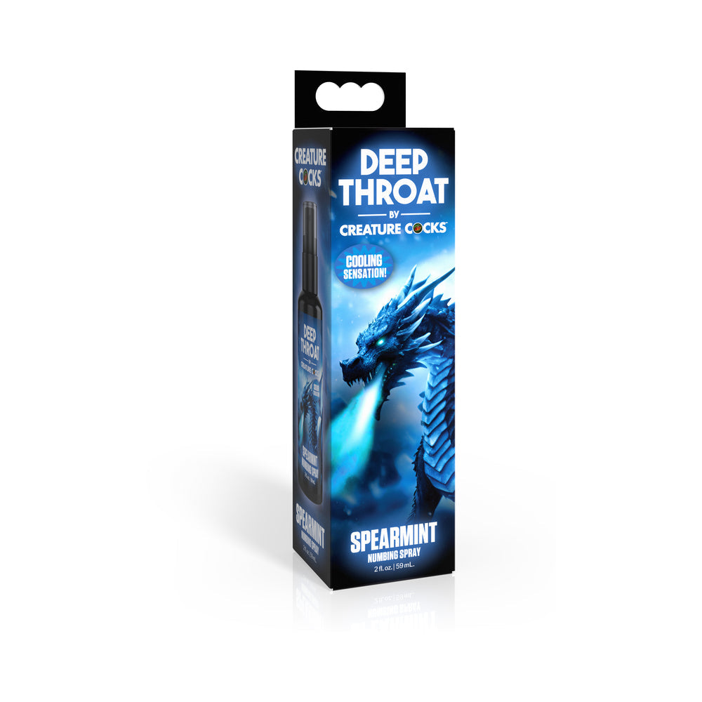 XR BRANDS - SPRAY DE HORMIGUEO PARA GARGANTA CREATURE COCKS MENTA VERDE 1 OZ.