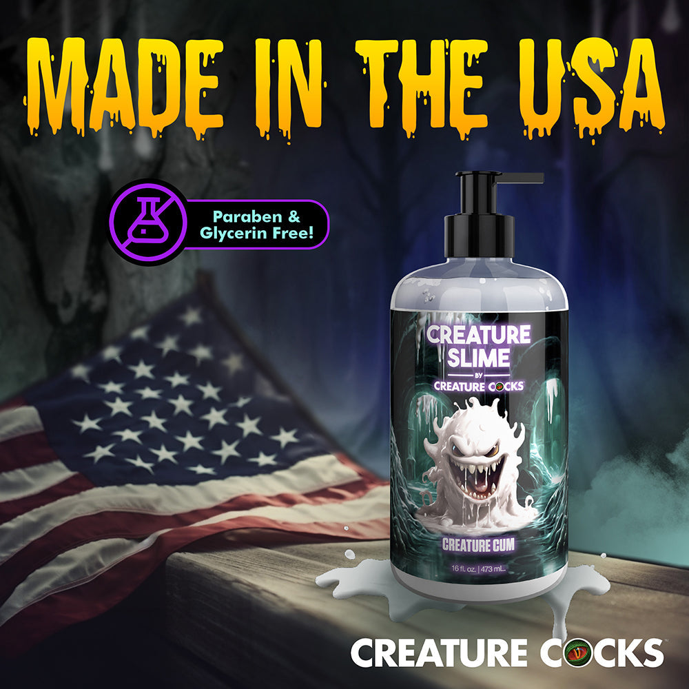 XR BRANDS - CREATURE SLIME CREATURE CUM UNSCENTED JIZZ LUBRICANT 16 OZ.