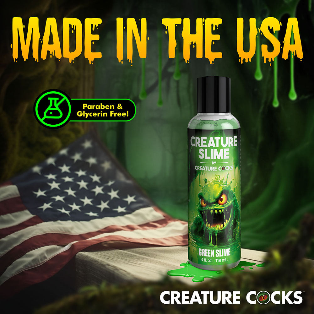 MARCAS XR - LUBRICANTE A BASE DE AGUA CREATURE SLIME VERDE 4 OZ.